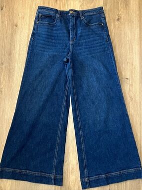 Maeve by Anthropologie wide leg jeans size 32 indigo